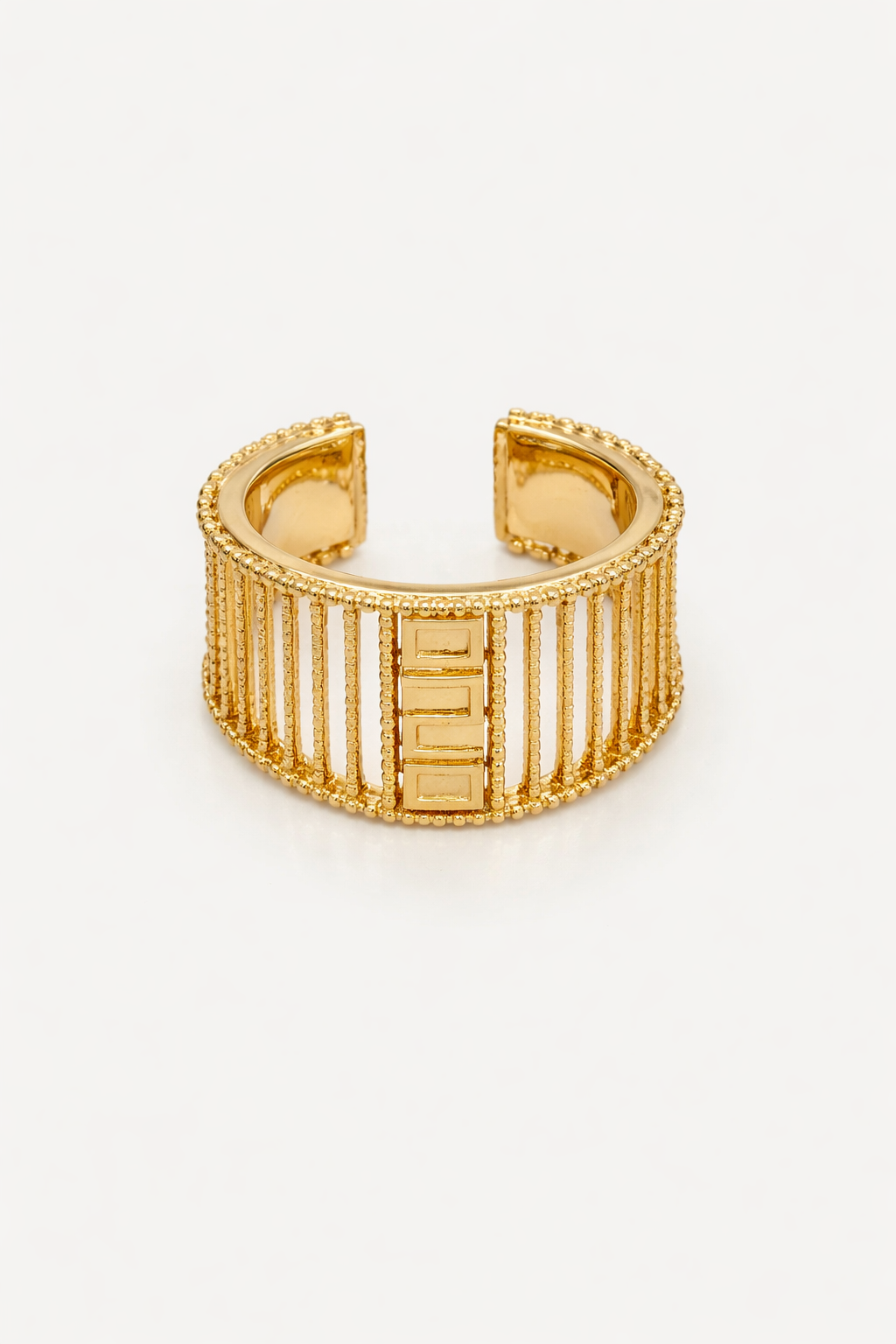 Elegant Gold Cuff - Pure gold statement bracelet by SPLNDR
