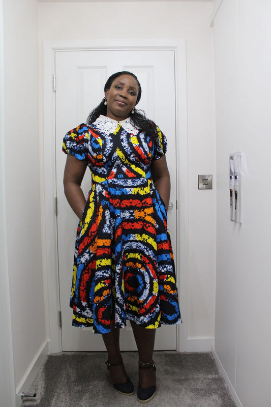 Oyin - Pretty princess whorl patterned dress