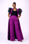 Folasade 2 Piece Ankara Set - Purple