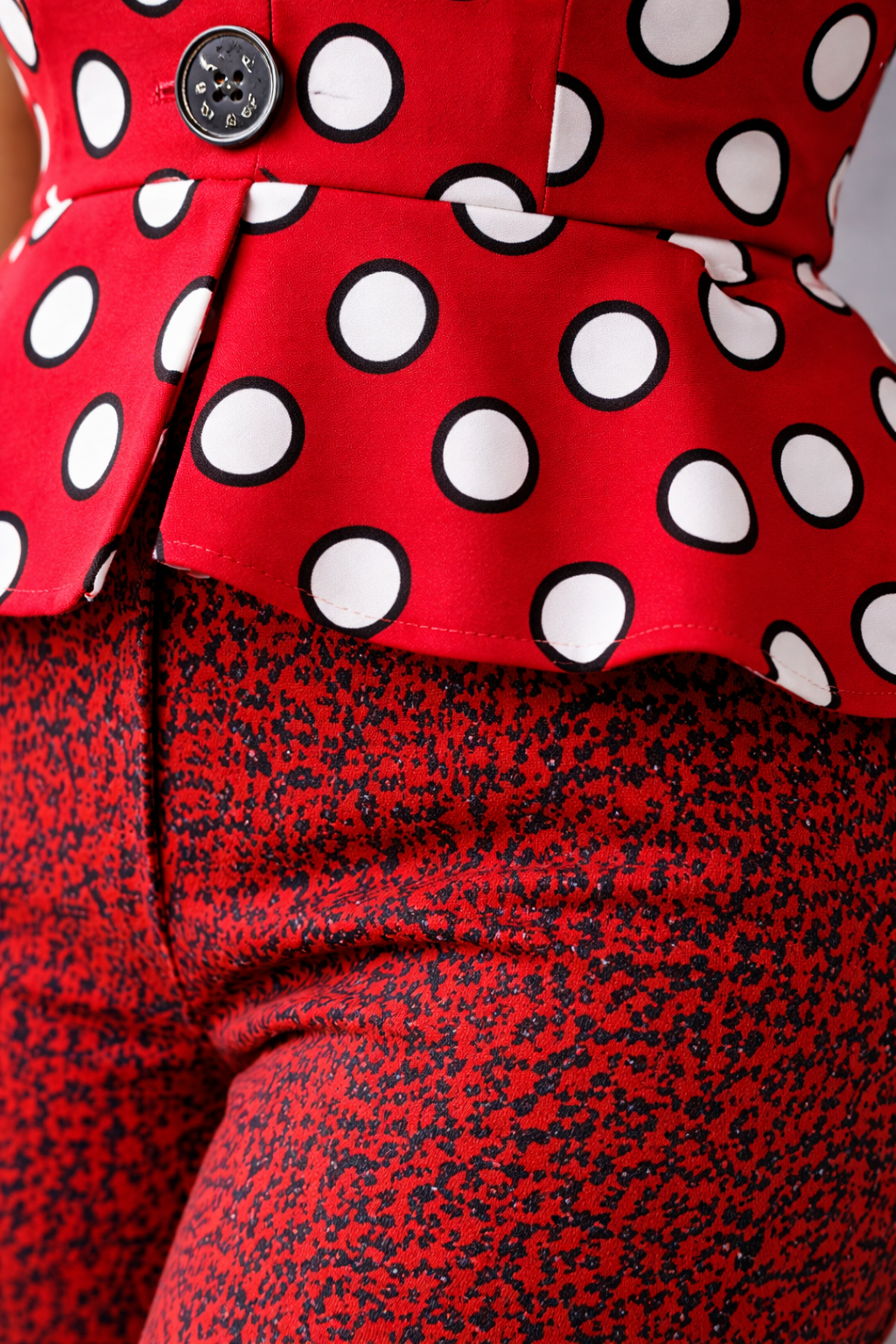 Ayinke Ankara Jumpsuit - Red