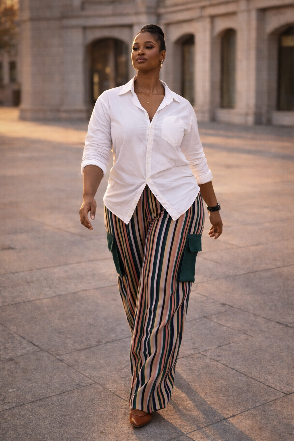 Foyinsola Ofi Pants Set - Pink