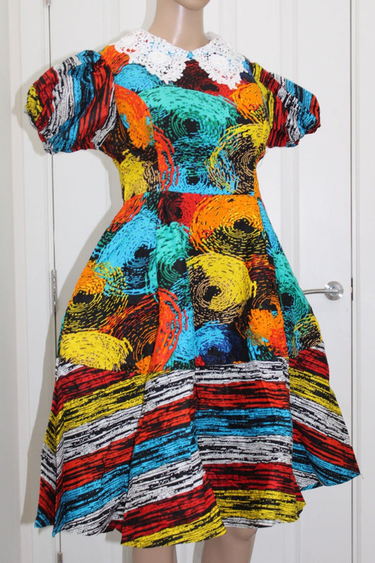 Oyin - Pretty princess whorl patterned dress