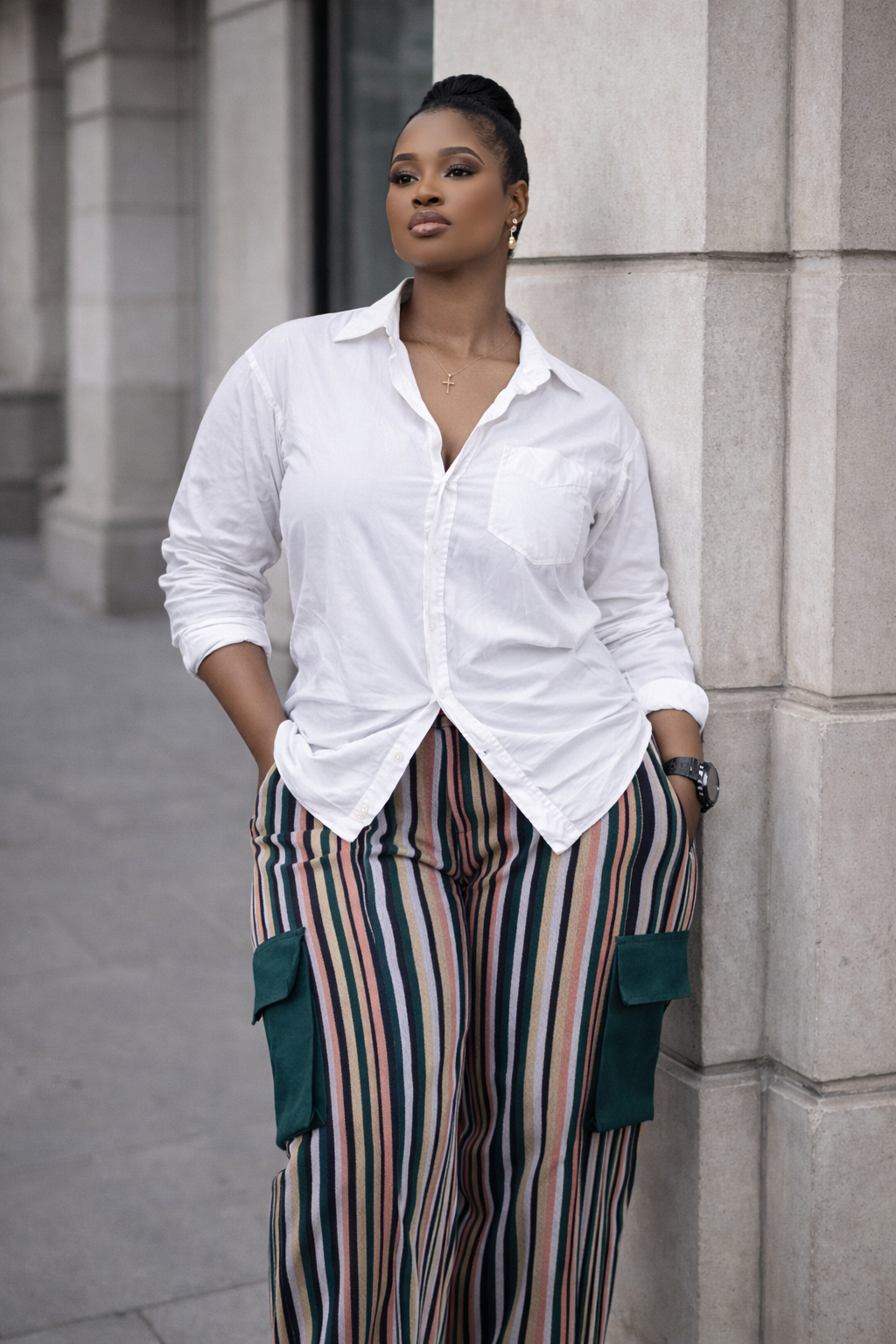 Foyinsola Ofi Pants Set - Pink